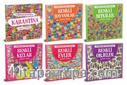 Yetişkinler İçin Boyama Seti (6 Kitap)