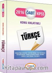 2016 KPSS ÖABT Türkçe Öğretmenliği Konu Anlatımlı