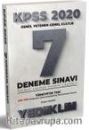 2020 KPSS Genel Yetenek-Genel Kültür Fasikül Fasikül Tamamı Çözümlü 7 Deneme Sınavı 