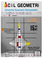 TYT AYT Acil Geometri 15 Çözümlü Denemeleri