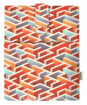 Kapax Mona Cepli Kitap Kılıfı - Labirent 3D 