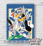 Ahşap Poster - Looney Tunes - Hunting Season (BK-LT171) Lisanslı Ürün