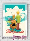 Ahşap Poster - Scooby Doo - Best Friends (BK-SD146) Lisanslı Ürün