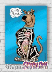 Ahşap Poster - Scooby Doo - Scooby Snack (BK-SD145) Lisanslı Ürün