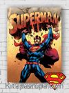 Ahşap Poster - Superman - Superhero (BK-SM166) Lisanslı Ürün