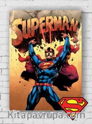 Ahşap Poster - Superman - Superhero (BK-SM166) Lisanslı Ürün