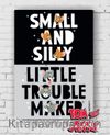 Ahşap Poster - Tom&Jerry - Silly and Trouble Maker (BK-TJ158) Lisanslı Ürün