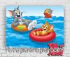 Ahşap Poster - Tom&Jerry - Beach Day (BK-TJ157) Lisanslı Ürün