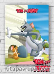 Ahşap Poster - Tom<br />Jerry - Caught! (BK-TJ154) Lisanslı Ürün