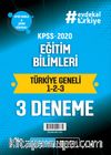2020 KPSS Eğitim Bilimleri Türkiye Geneli Deneme (1.2.3) 3'lü Deneme Seti