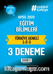 2020 KPSS Eğitim Bilimleri Türkiye Geneli Deneme (1.2.3) 3'lü Deneme Seti
