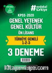 2020 KPSS Genel Yetenek Genel Kültür Ön Lisans Türkiye Geneli Deneme (1.2.3) 3'lü Deneme Seti
