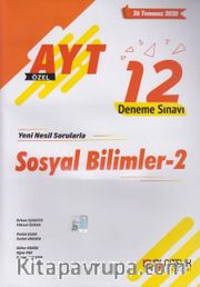 AYT Sosyal Bilimler 2 Özel 12 Deneme Sınavı
