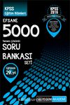 2016 KPSS Eğitim Bilimleri Efsane 5000 Tamamı Çözümlü Soru Bankası Seti