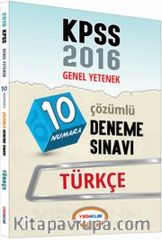 2016 KPSS Genel YetenekTürkçe Çözümlü 10 Deneme Sınavı