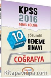 2016 KPSS Genel Kültür Coğrafya Çözümlü 10 Deneme Sınavı