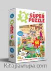 2 Süper Puzzle Çiftlik Hayvanları-Vahşi Hayvanlar 20 Parça