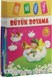 Büyük Boyama Seti (Renkli Örnekli - 8 Kitap)