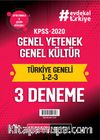 2020 KPSS Genel Yetenek Genel Kültür Türkiye Geneli Deneme (1.2.3) 3'lü Deneme Seti