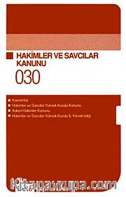 Hakimler ve Savcılar Kanunu / Cep Kanunları 030