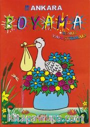 Stickerli Kalın Boyama (Kırmızı)
