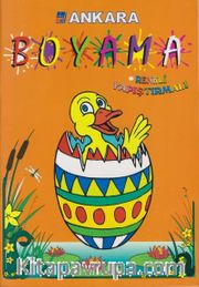 Stickerli Kalın Boyama (Turuncu)