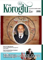 Köroğlu Aylık Kültür ve Edebiyat Dergisi Yıl:1 Sayı:2 Ekim 2015