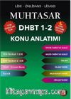 Muhtasar 2020 DHBT-1-2 Tüm Adaylar Konu Anlatımlı Hazırlık Kitabı