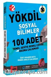 YÖKDİL Sosyal Bilimler 100 Adet Temel Seviye Renkli Çeviri Okuma Çalışması