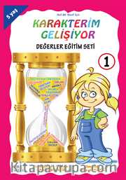 Karakterim Gelişiyor Değerler Eğitim Seti (5 Yaş) (8 Kitap)