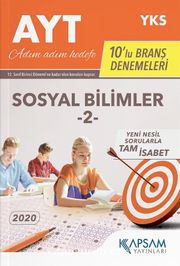 AYT Sosyal Bilimler-2 10’lu Deneme Seti