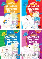 Aktiviteli Boyama Kitapları Seti (4 Kitap)