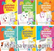 Aktiviteli Boyama Kitapları Seti 2 (6 Kitap)