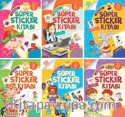 Aktiviteli Süper Sticker Seti (6 Kitap)