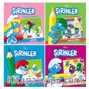 Şirinler Hikayeli Boyama Seti (4 Kitap)