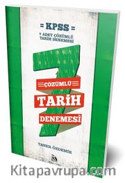 2020 KPSS Tarih 7 Deneme Çözümlü