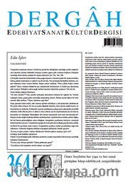 Dergah Edebiyat Sanat Kültür Dergisi Sayı:364 Haziran 2020