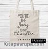 Askılı Bez Çanta - Friends - Joey to My Chandler (BK-FR201) Lisanslı Ürün