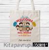 Askılı Bez Çanta - Friends - Welcome (BK-FR194) Lisanslı Ürün