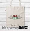Askılı Bez Çanta - Friends - Central Perk (BK-FR192) Lisanslı Ürün