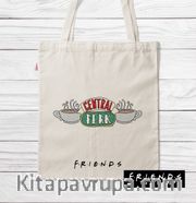 Askılı Bez Çanta - Friends - Central Perk (BK-FR192) Lisanslı Ürün
