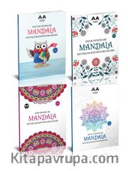 Yetişkinler İçin Mandala Boyama Seti 2 (4 Kitap)