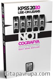 2020 KPSS  Lise Önlisans Motto Coğrafya Ders Notları 