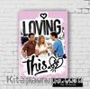 Ahşap Poster - Friends - Loving (BK-FR150) Lisanslı Ürün