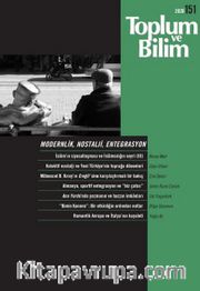 Toplum ve Bilim Sayı:151