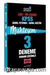 2020 KPSS Lise Ön Lisans Genel Yetenek Genel Kültür Muhteşem Tamamı Çözümlü 3 Deneme