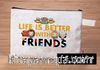 Parıltılı El Çantası - Friends - Life is Better With Friends (BK-FR177) Lisanslı Ürün