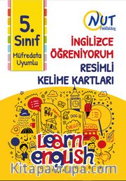 5. Sınıf İngilizce Öğreniyorum Resimli Kelime Kartları 