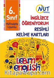 6. Sınıf İngilizce Öğreniyorum Resimli Kelime Kartları 
