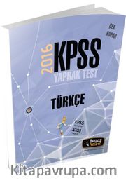 2016 KPSS Türkçe Çek Kopar Yaprak Test 